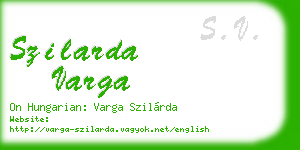 szilarda varga business card